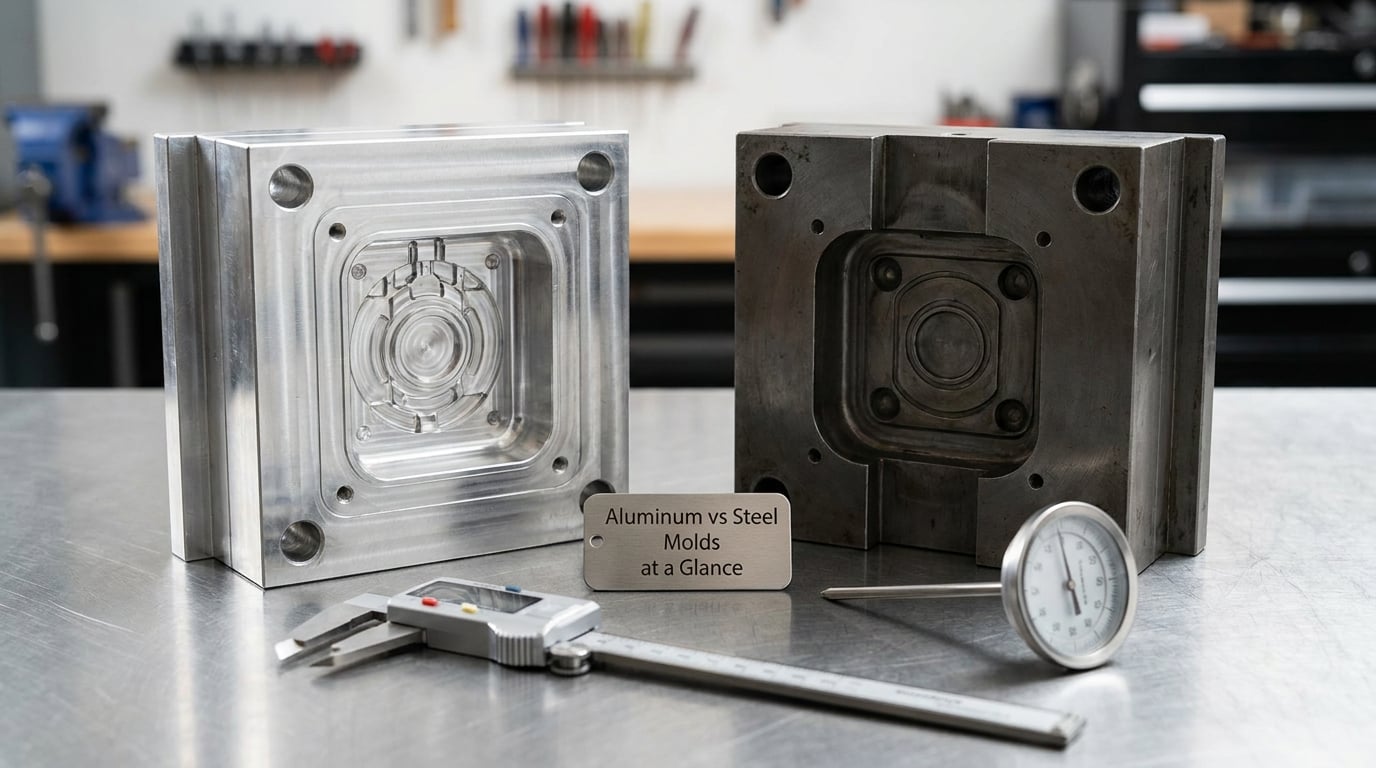 Aluminum vs Steel Molds at a Glance