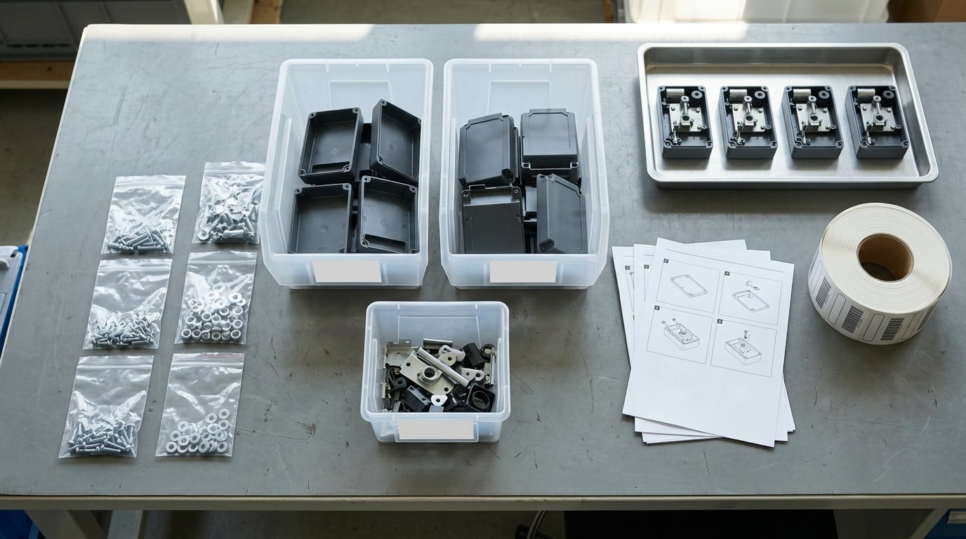 what kitting means in manufacturing and when to use it