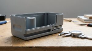 what causes sink marks in injection molded parts