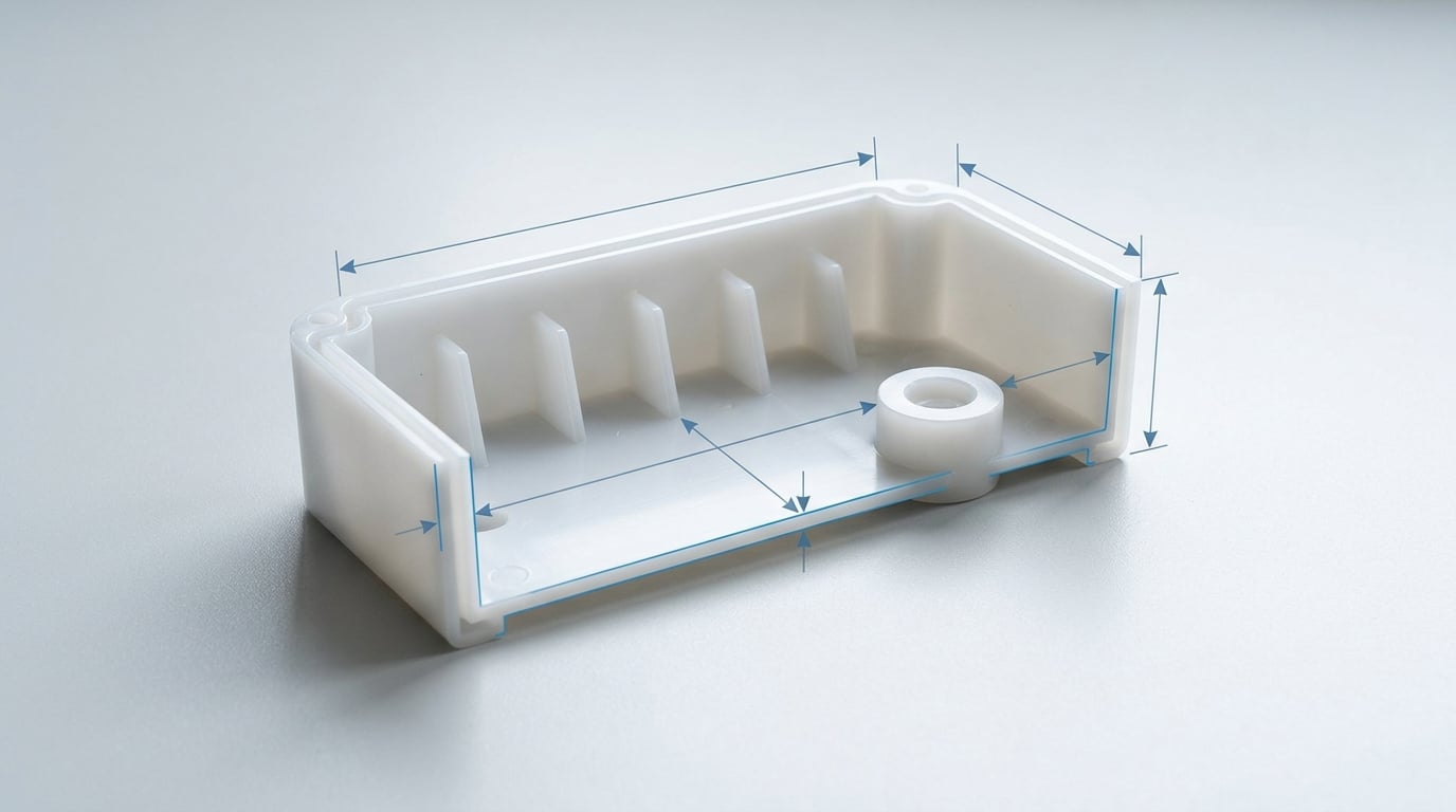 wall thickness rules for plastic part design