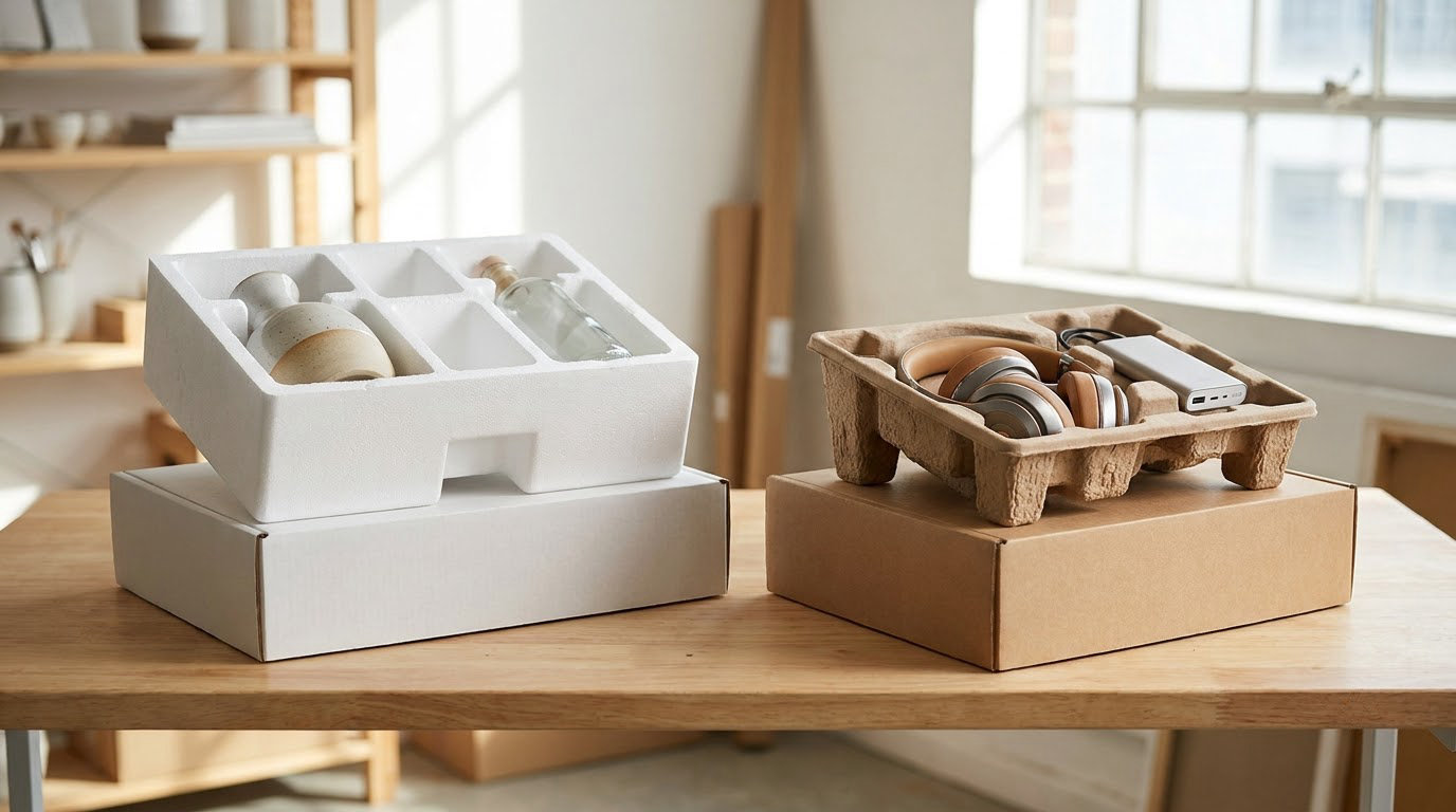 how to choose between foam and molded pulp packaging