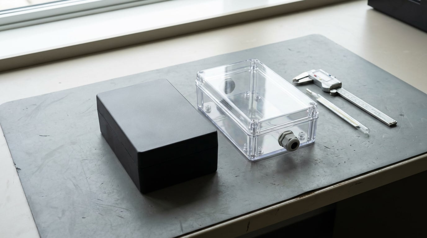 how to choose between abs and polycarbonate for enclosures
