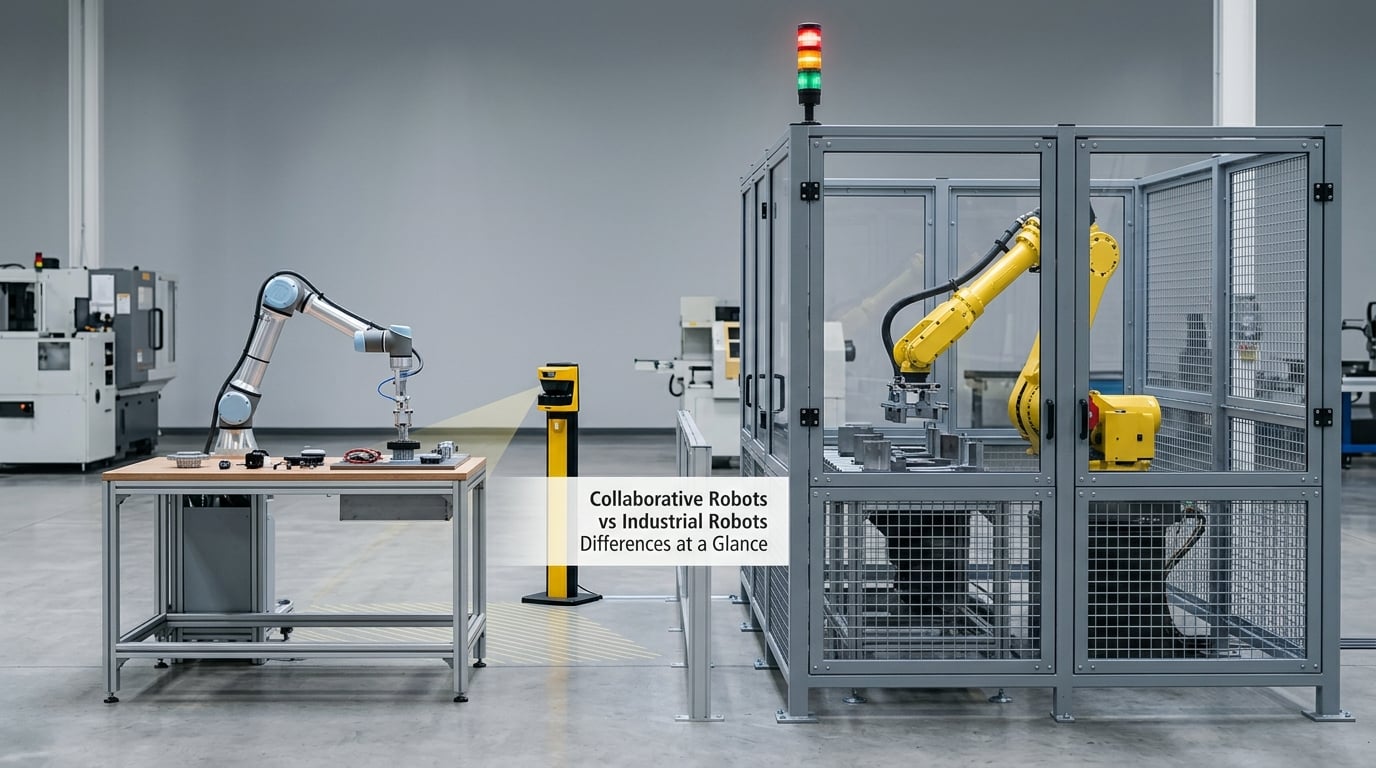 Collaborative Robots vs Industrial Robots Differences at a Glance