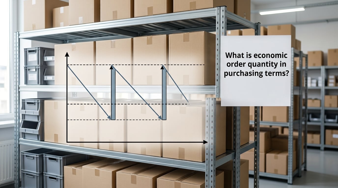 What is economic order quantity in purchasing terms?