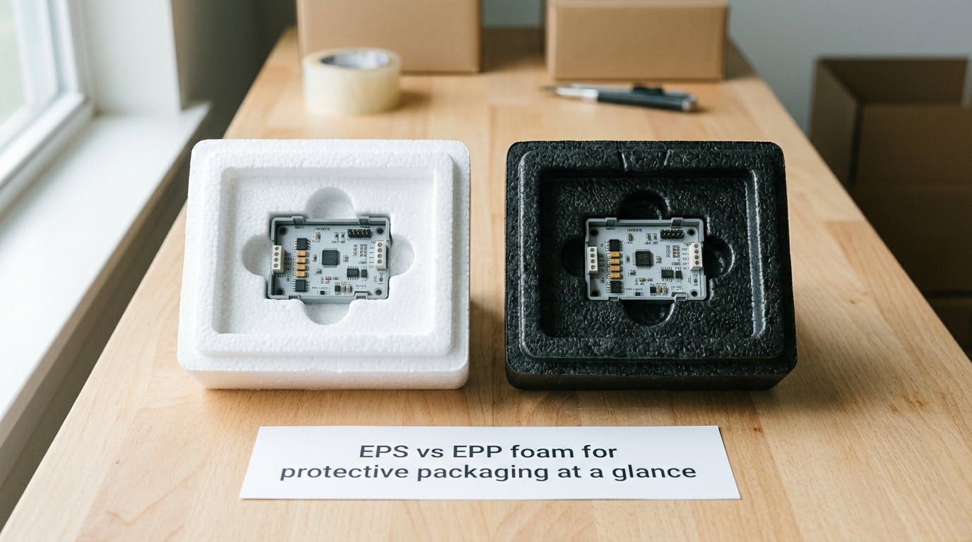 EPS vs EPP foam for protective packaging at a glance