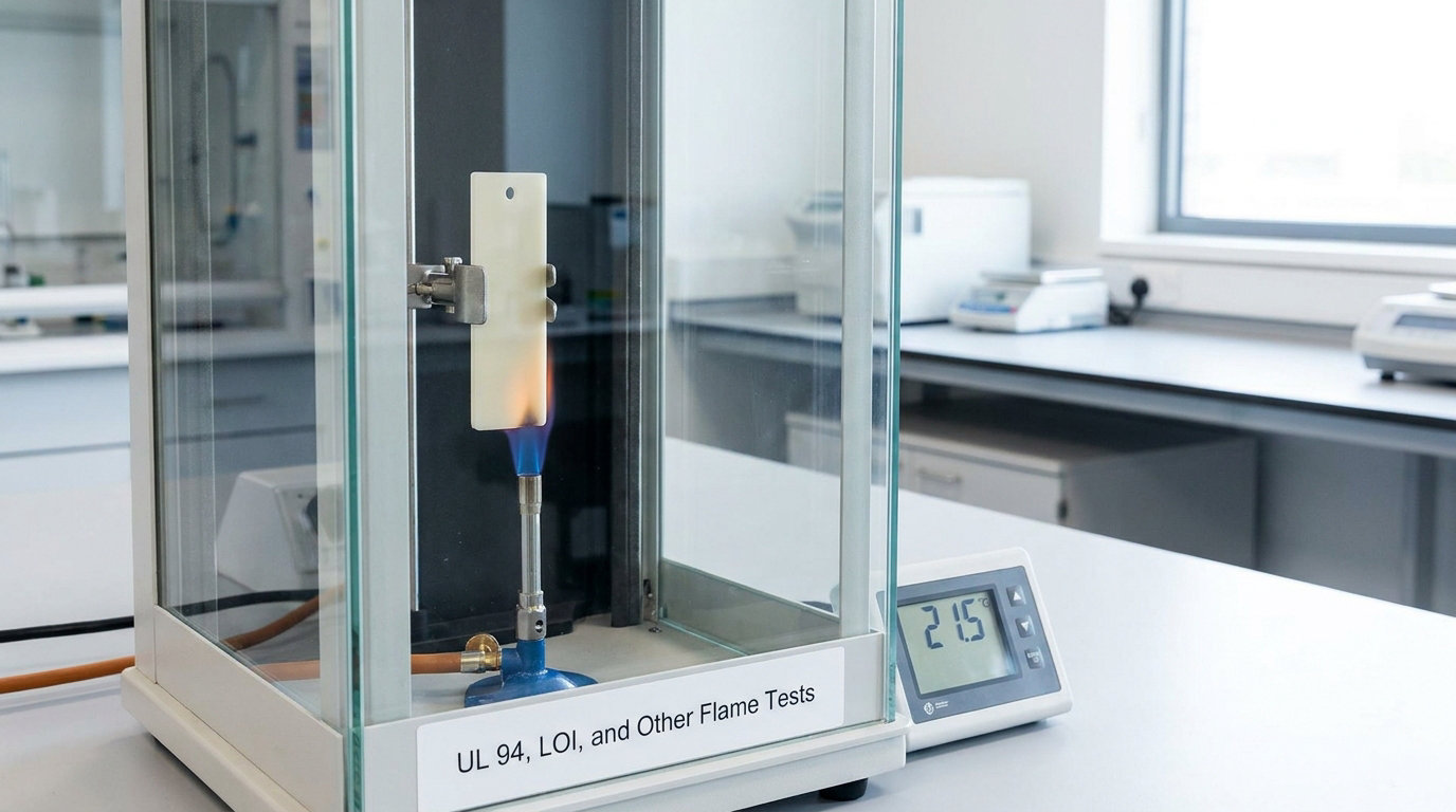 UL 94, LOI, and Other Flame Tests
