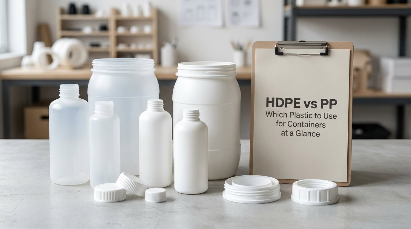 HDPE vs PP Which Plastic to Use for Containers at a Glance