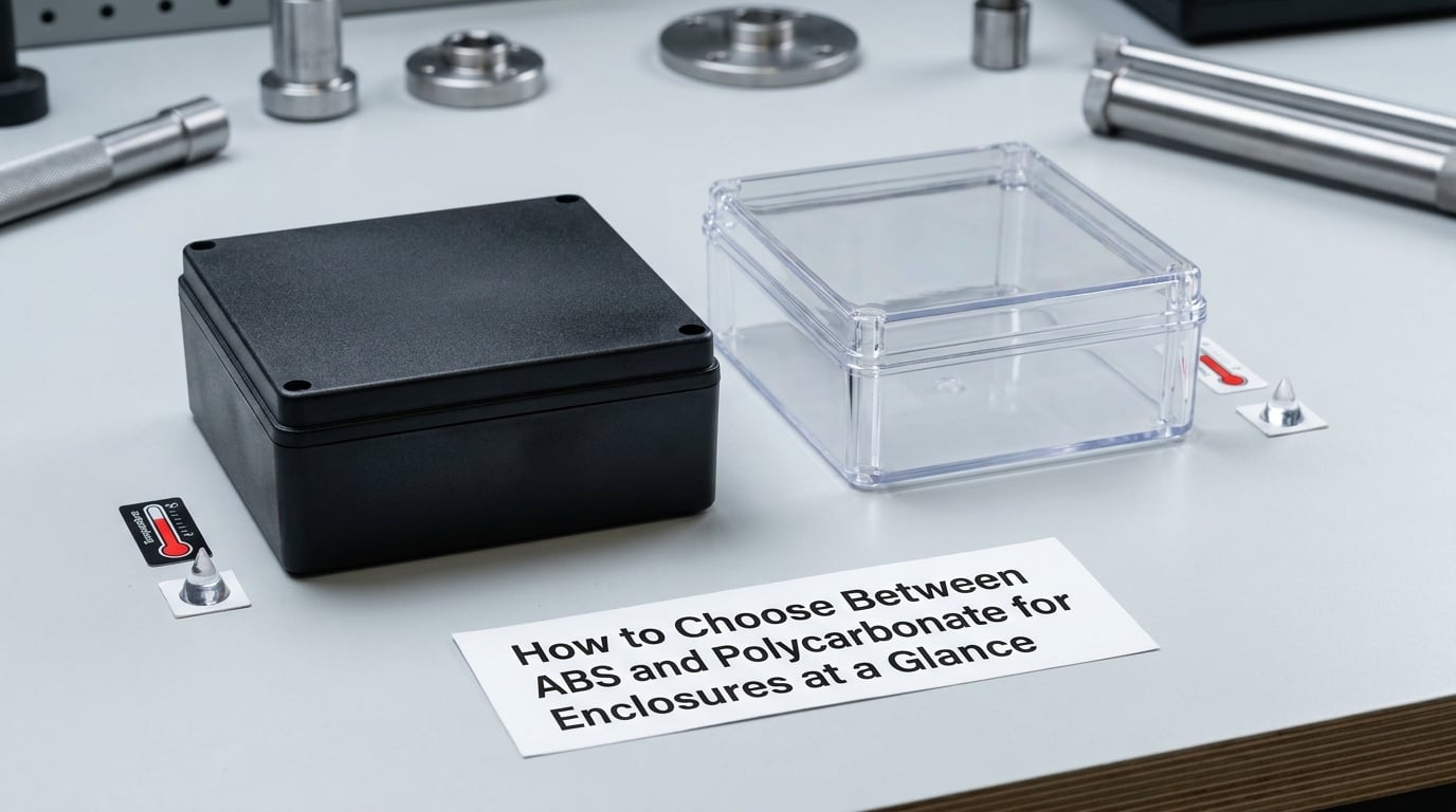 How to Choose Between ABS and Polycarbonate for Enclosures at a Glance