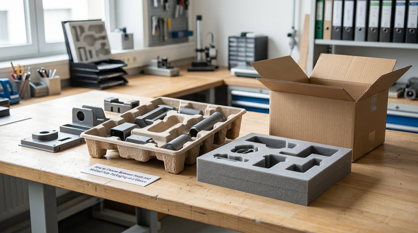 How to Choose Between Foam and Molded Pulp Packaging at a Glance