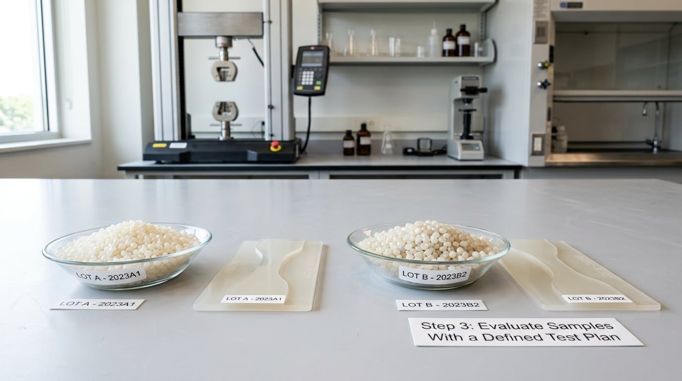 Step 3: Evaluate Samples With a Defined Test Plan