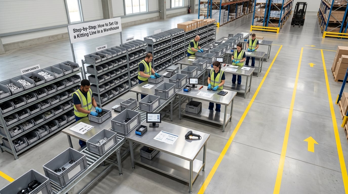 Step-by-Step: How to Set Up a Kitting Line in a Warehouse