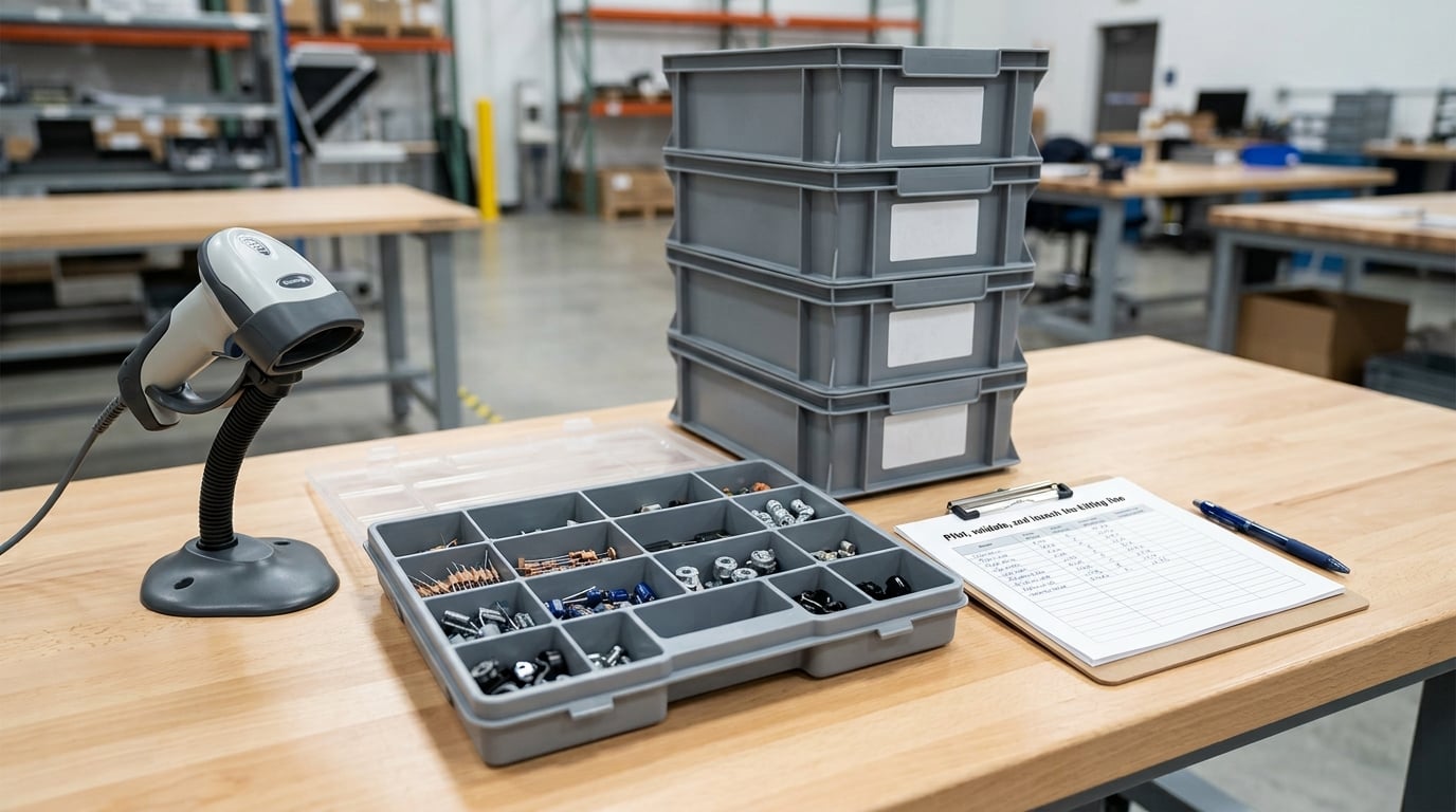 Pilot, validate, and launch the kitting line