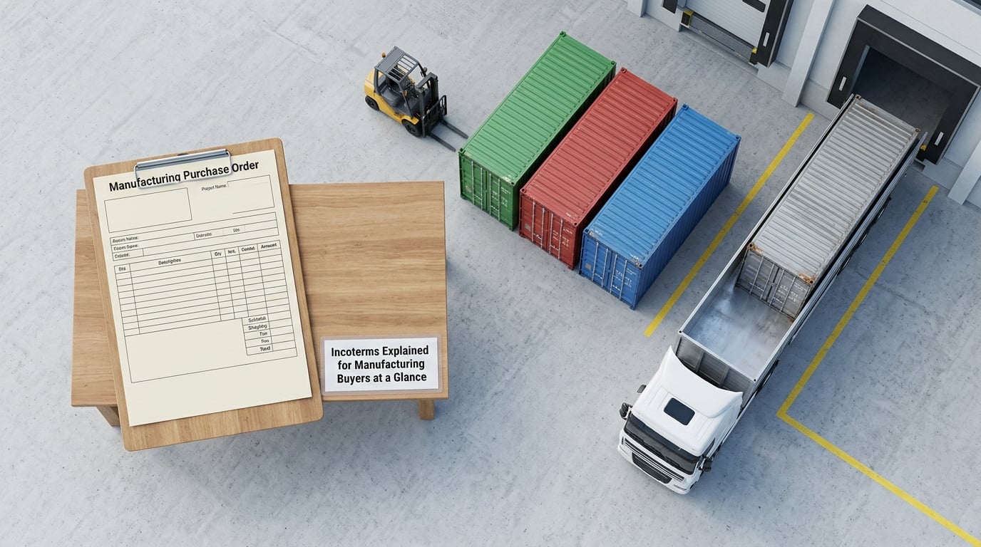 Incoterms Explained for Manufacturing Buyers at a Glance