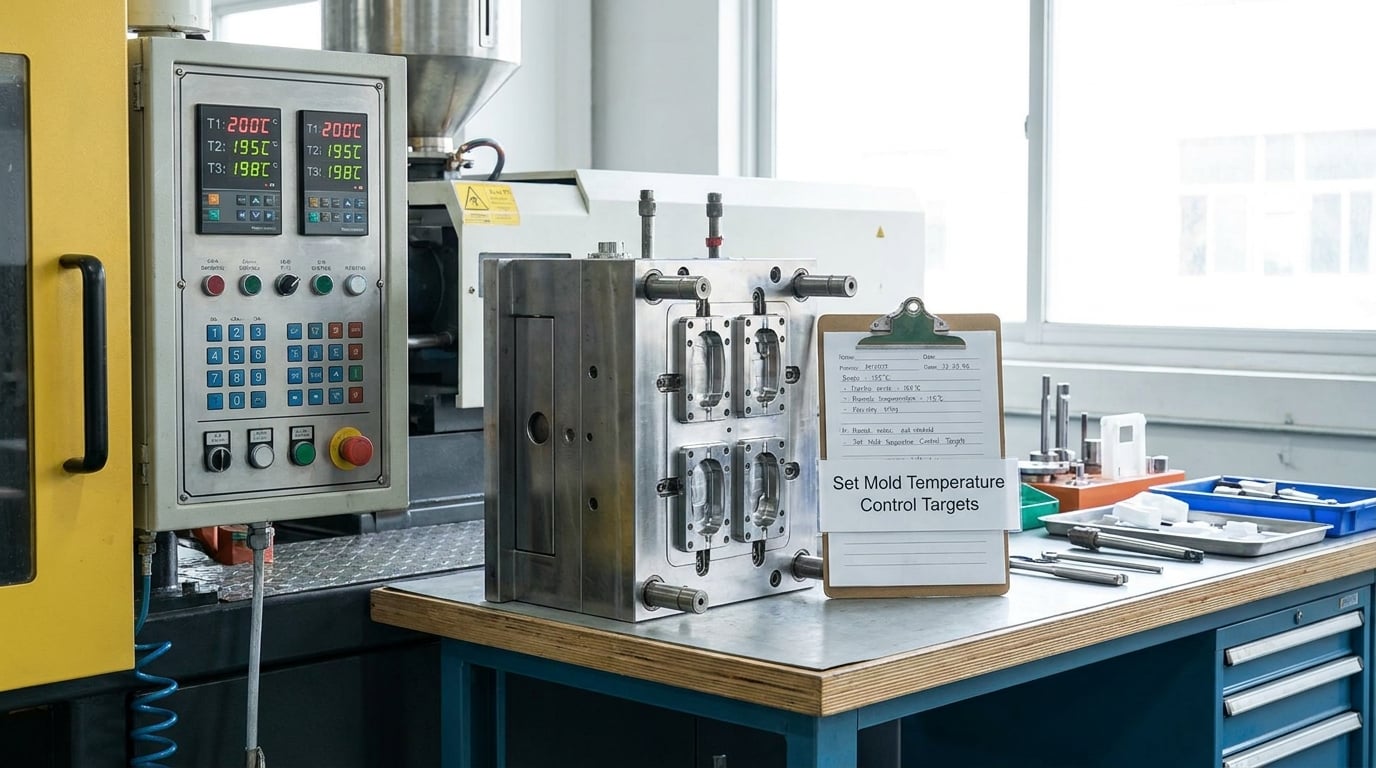 Set Mold Temperature Control Targets