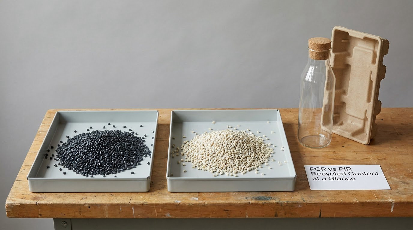 PCR vs PIR Recycled Content at a Glance
