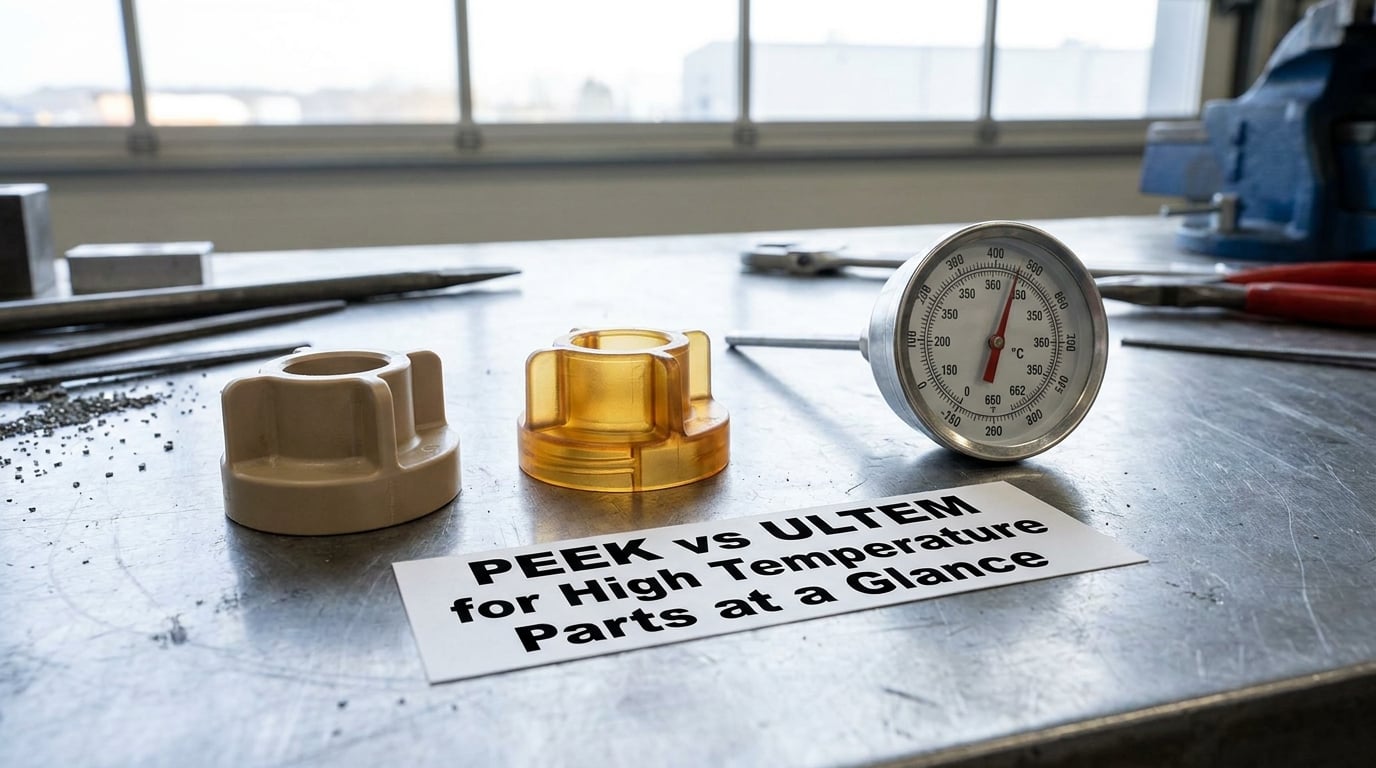PEEK vs ULTEM for High Temperature Parts at a Glance