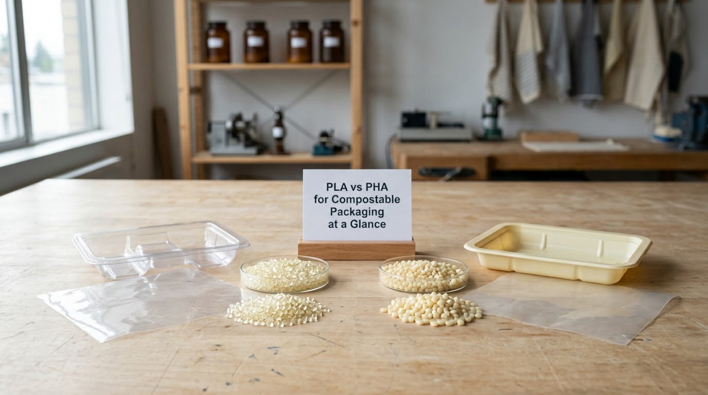 PLA vs PHA for Compostable Packaging at a Glance