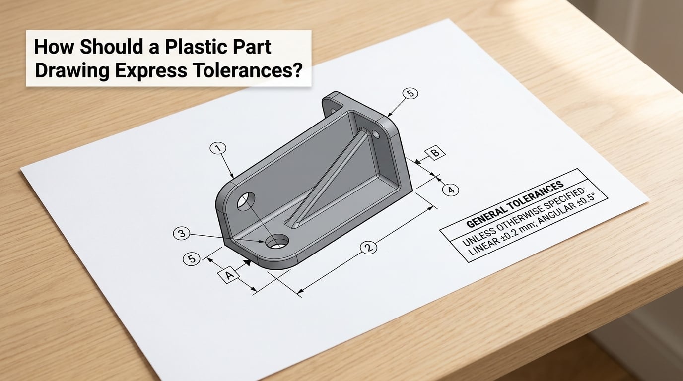 How Should a Plastic Part Drawing Express Tolerances?