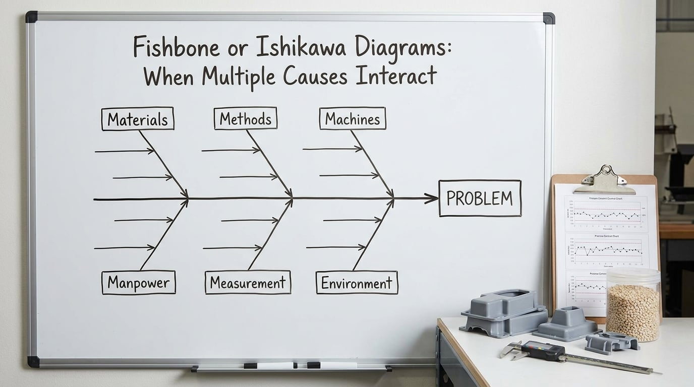 Fishbone or Ishikawa Diagrams: When Multiple Causes Interact