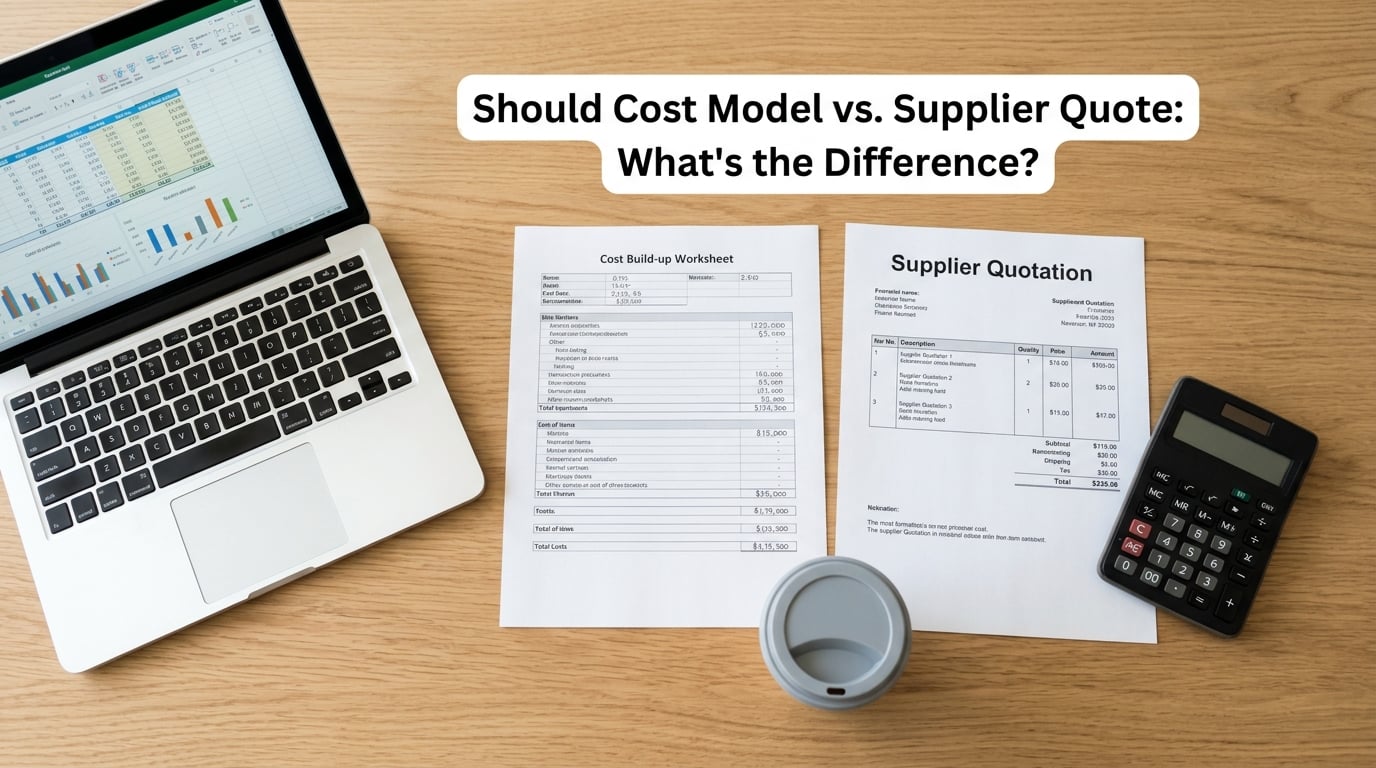 Should Cost Model vs. Supplier Quote: What's the Difference?