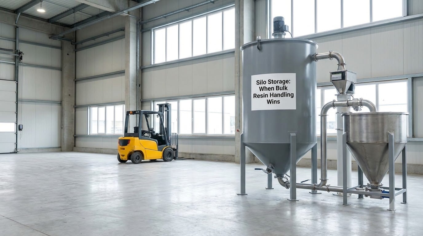Silo Storage: When Bulk Resin Handling Wins