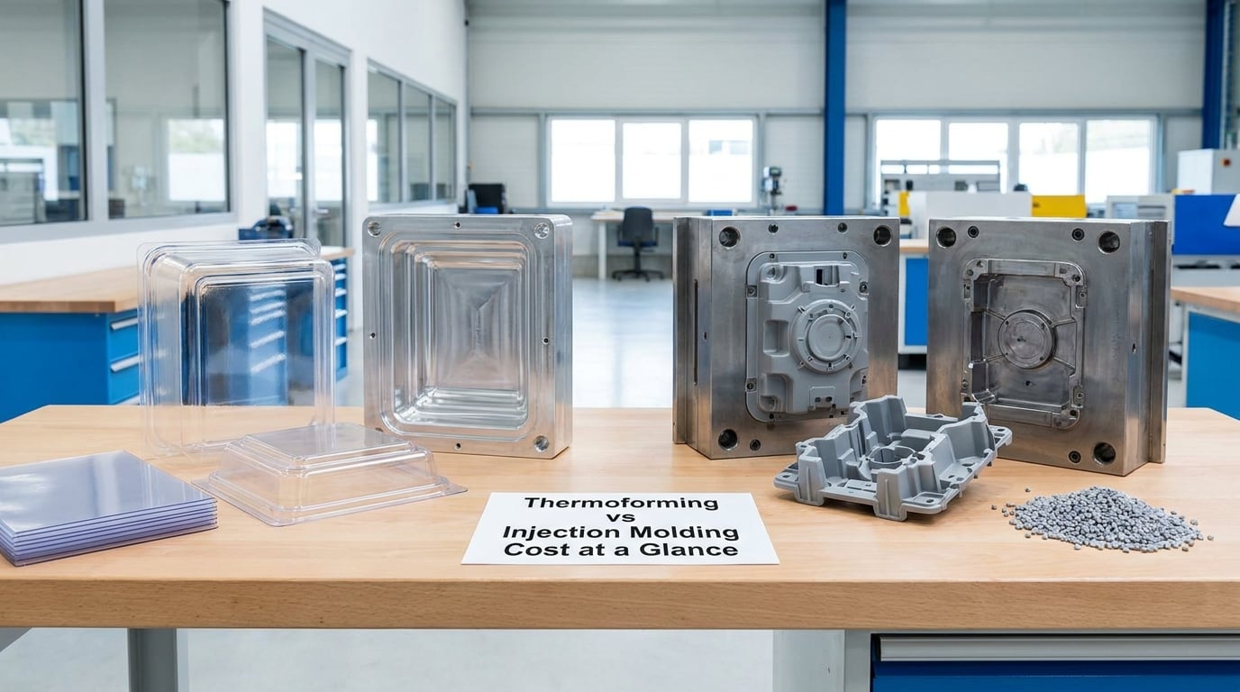 Thermoforming vs Injection Molding Cost at a Glance