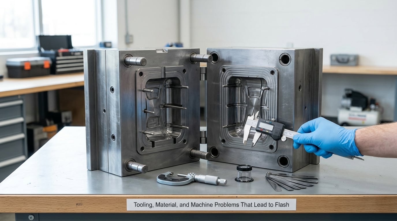 Tooling, Material, and Machine Problems That Lead to Flash
