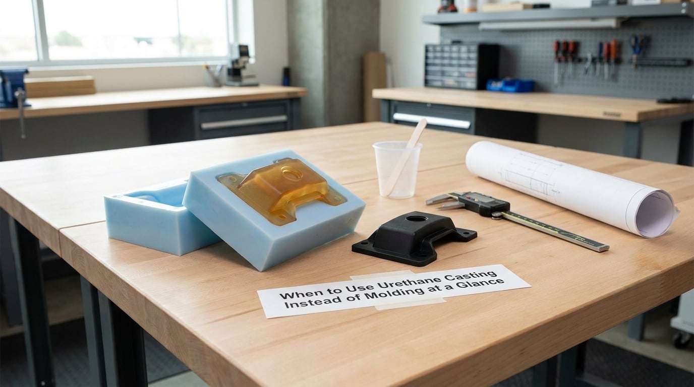 When to Use Urethane Casting Instead of Molding at a Glance