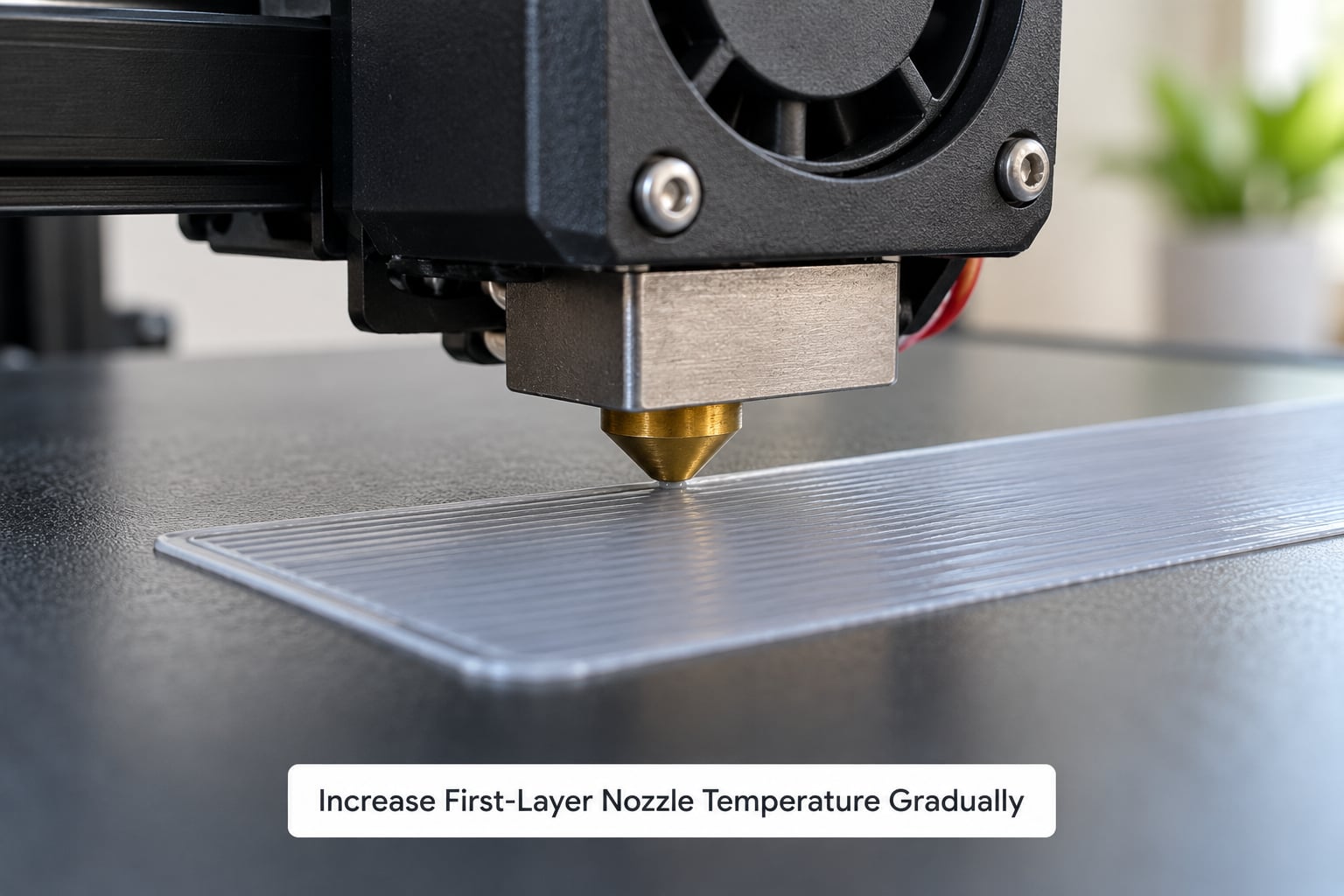 Increase First-Layer Nozzle Temperature Gradually