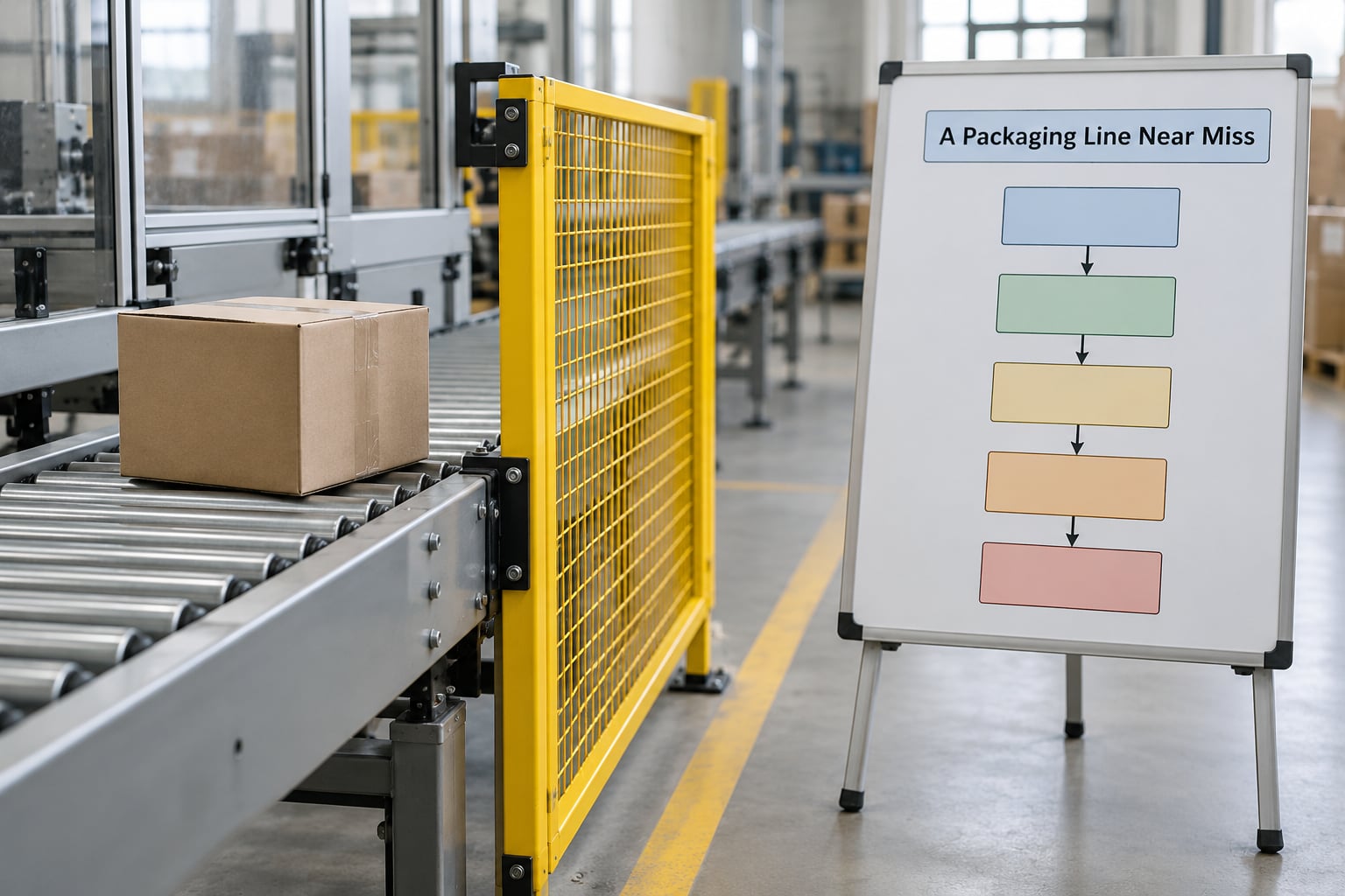 A Packaging Line Near Miss