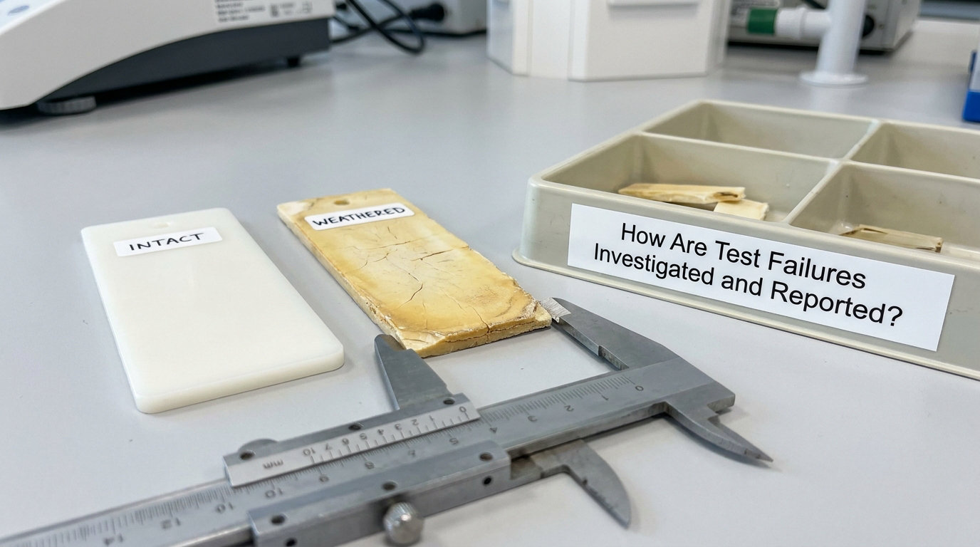 How Are Test Failures Investigated and Reported?