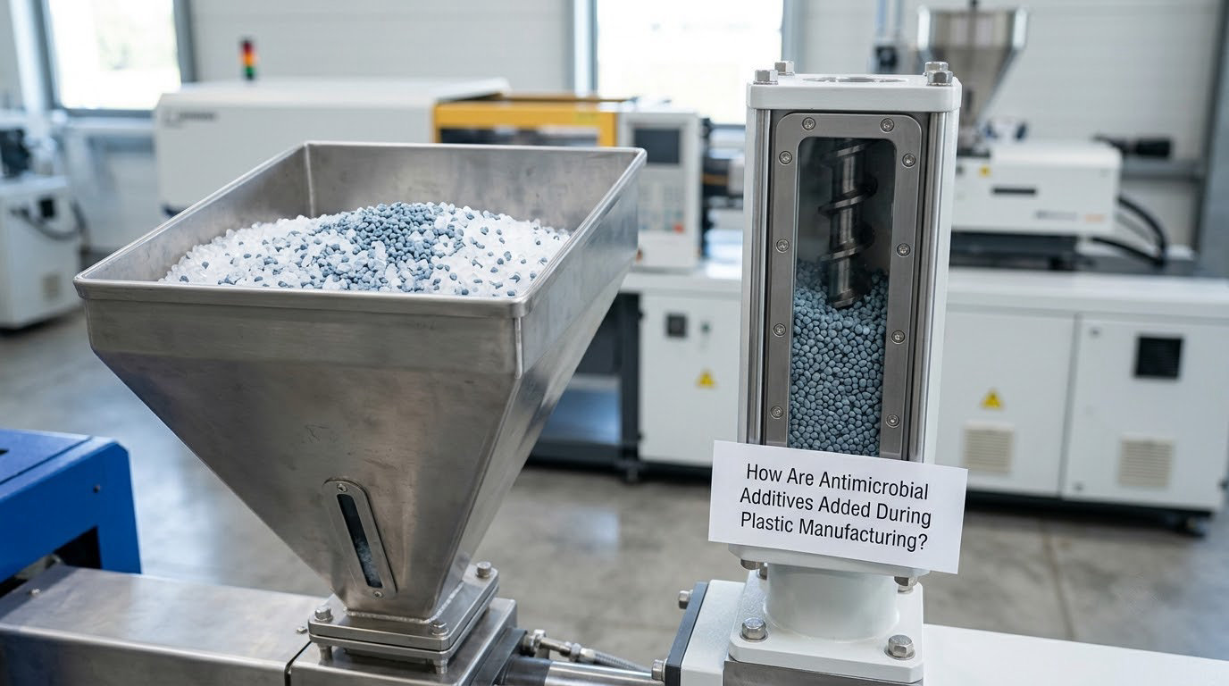 How Are Antimicrobial Additives Added During Plastic Manufacturing?