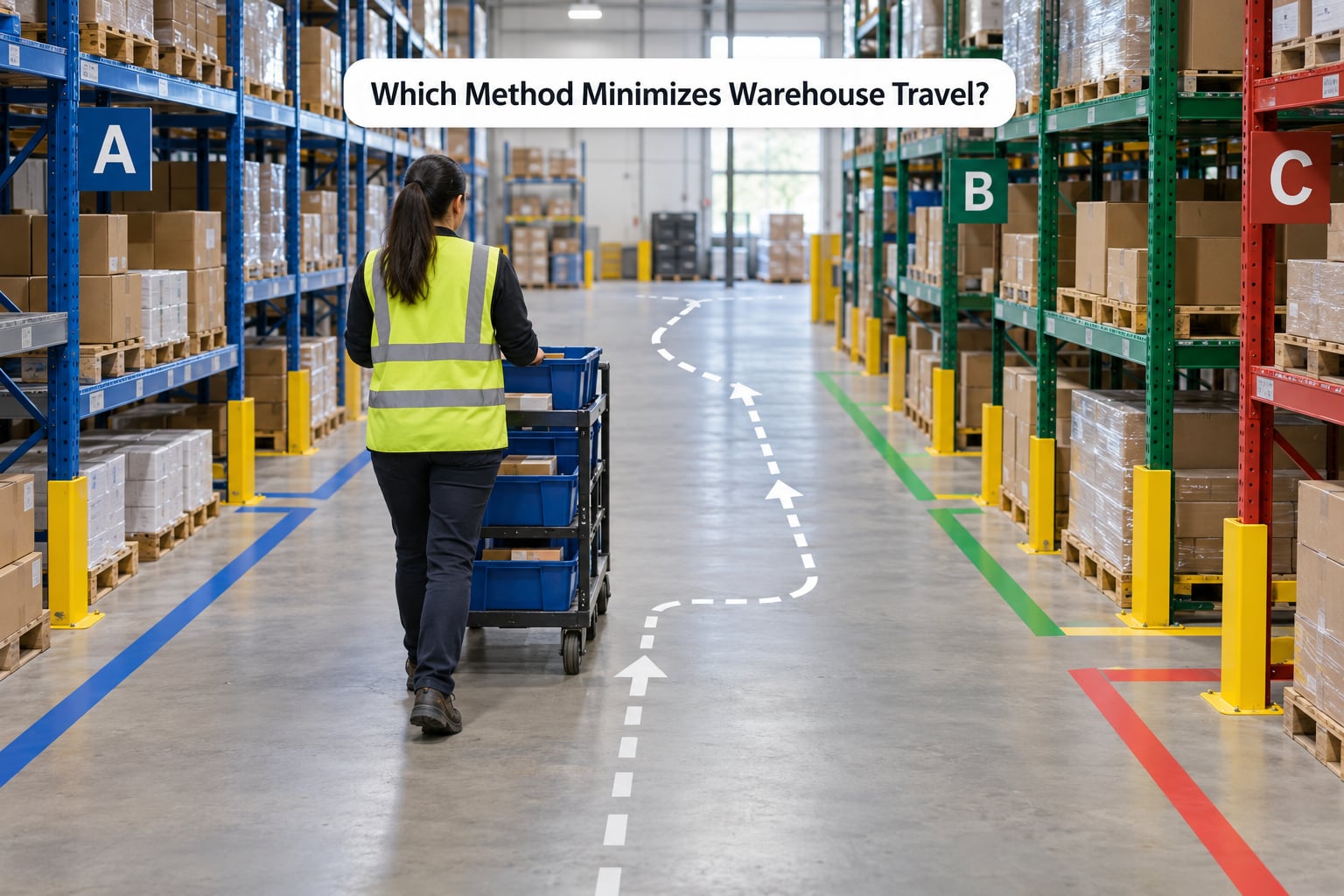 Which Method Minimizes Warehouse Travel?