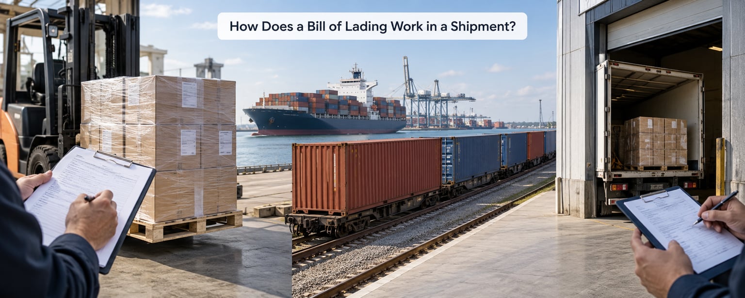 How Does a Bill of Lading Work in a Shipment?
