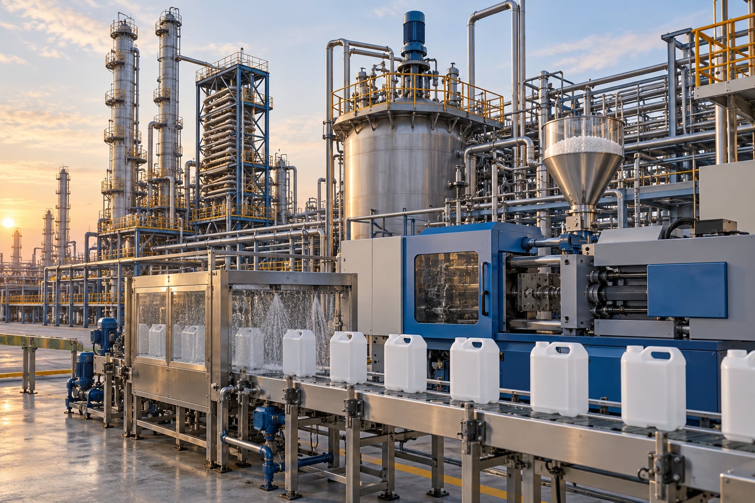how plastic is made from oil step by step