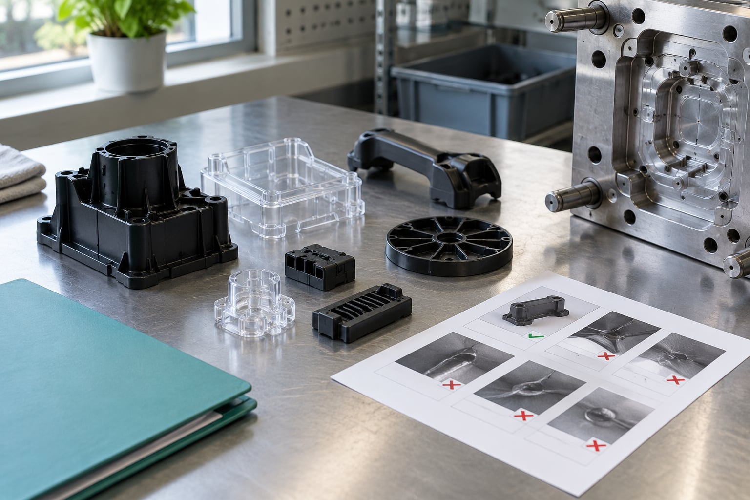 injection molding defects chart and fixes