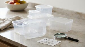 how to tell if a plastic container is food safe