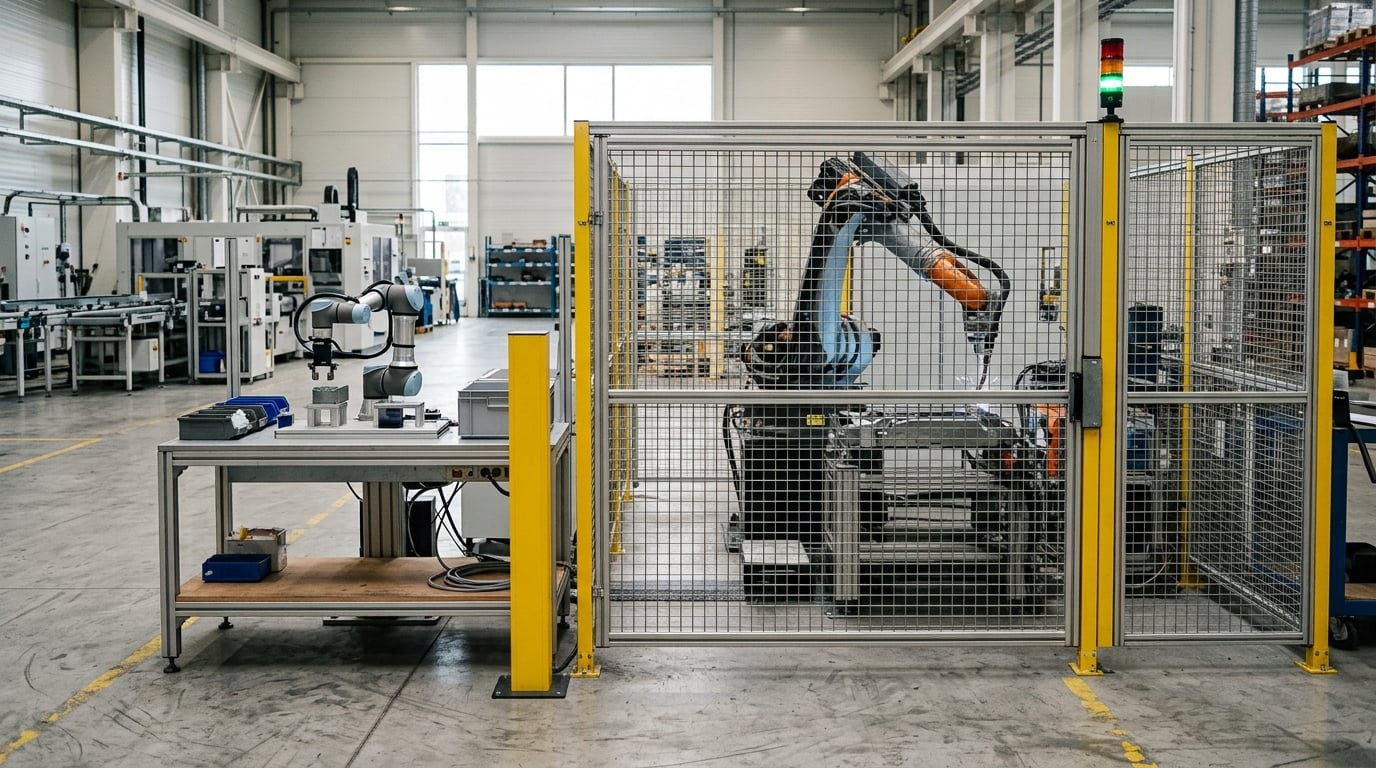collaborative robots vs industrial robots differences