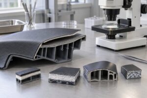 delamination in molded parts causes