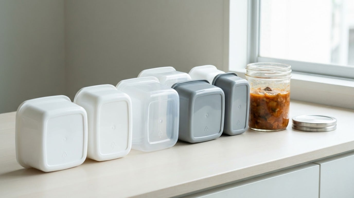what plastic numbers are safe for food storage