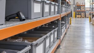 how to label warehouse shelves and bins