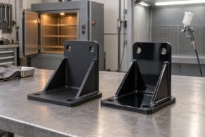 powder coating vs painting metal parts