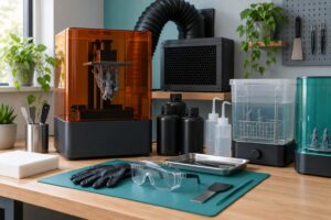 resin 3d printing safety tips
