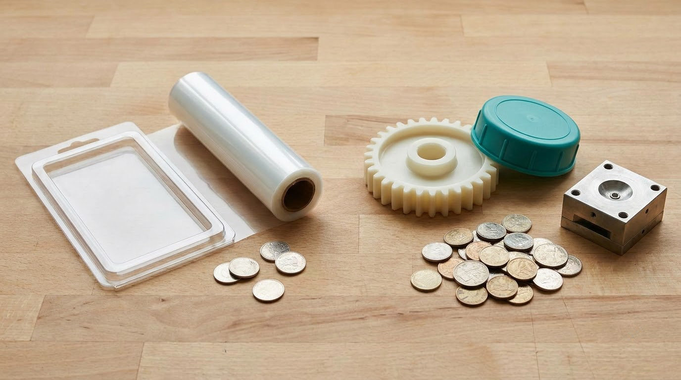 thermoforming vs injection molding cost comparison