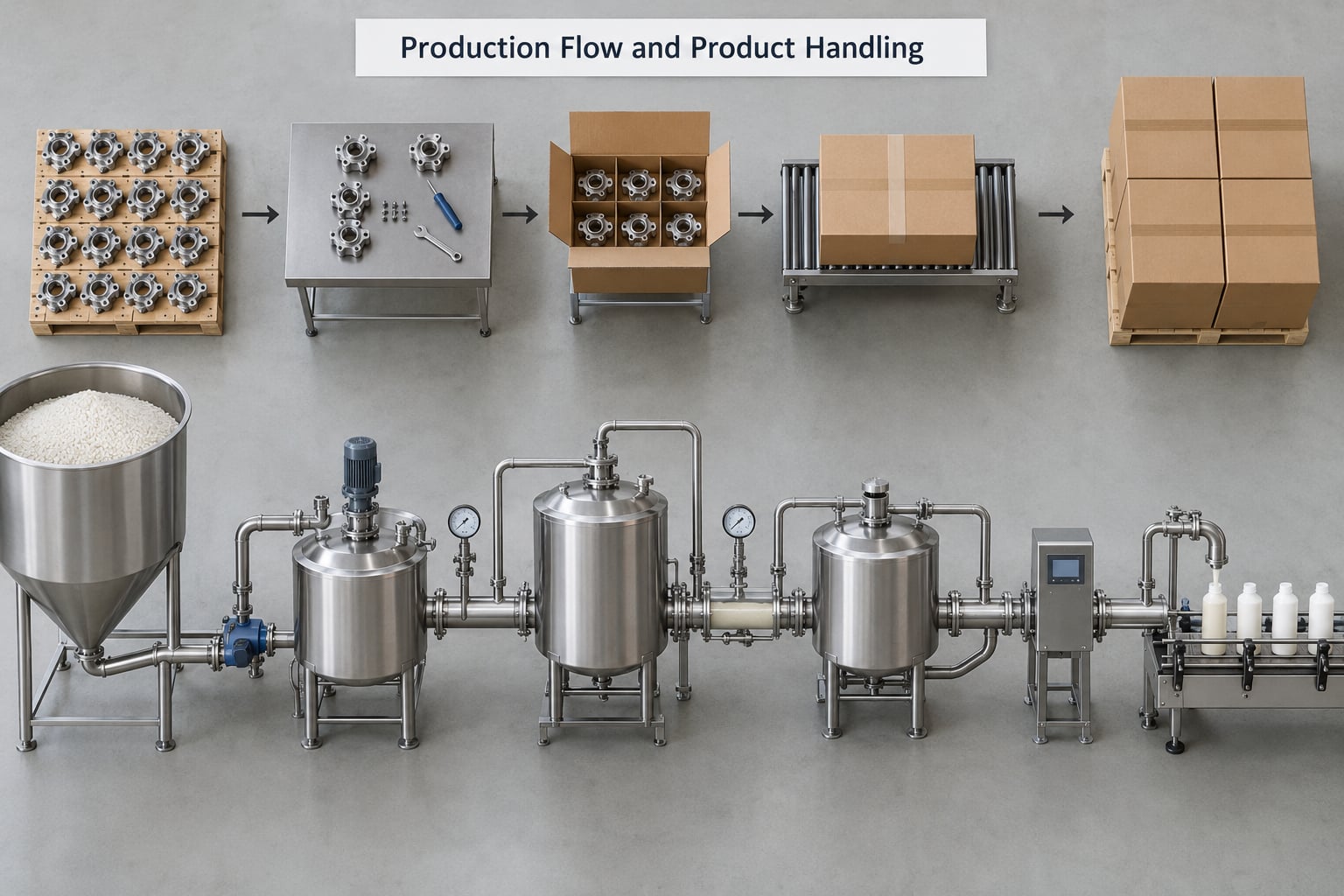Production Flow and Product Handling