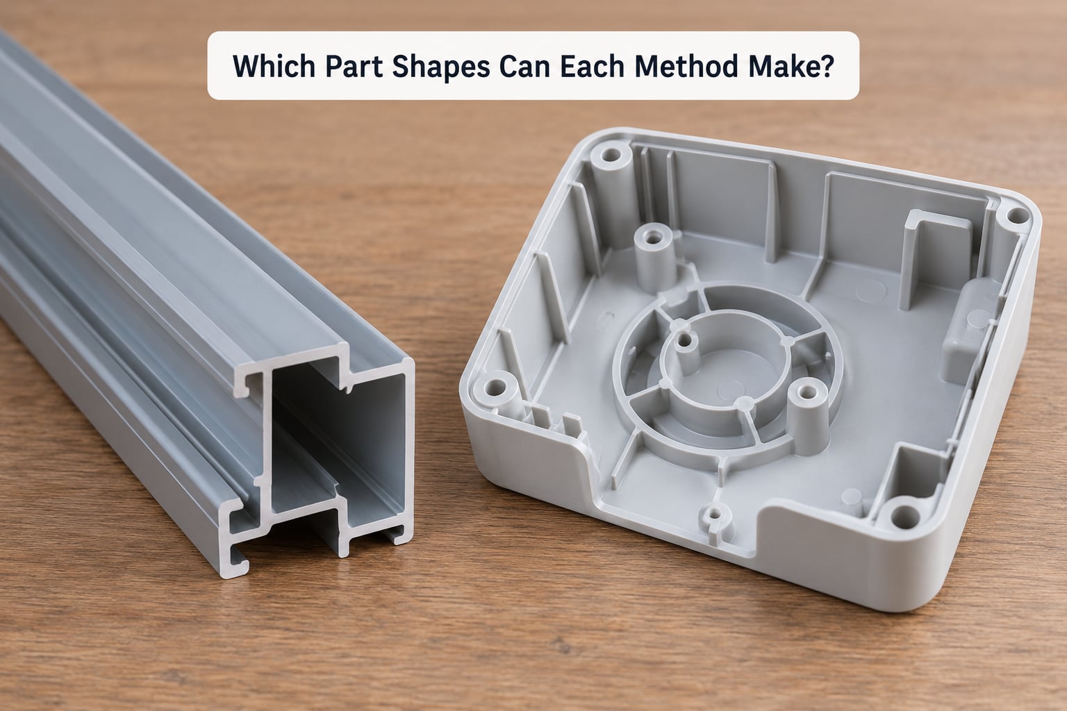Which Part Shapes Can Each Method Make?