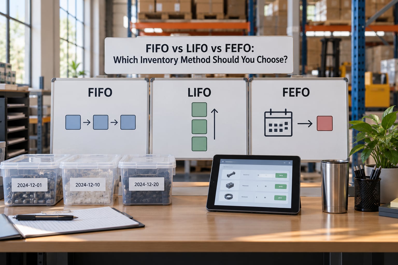 FIFO vs LIFO vs FEFO: Which Inventory Method Should You Choose?