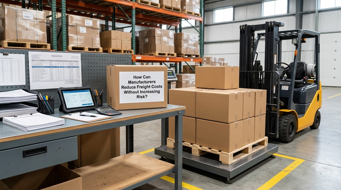 How Can Manufacturers Reduce Freight Costs Without Increasing Risk?