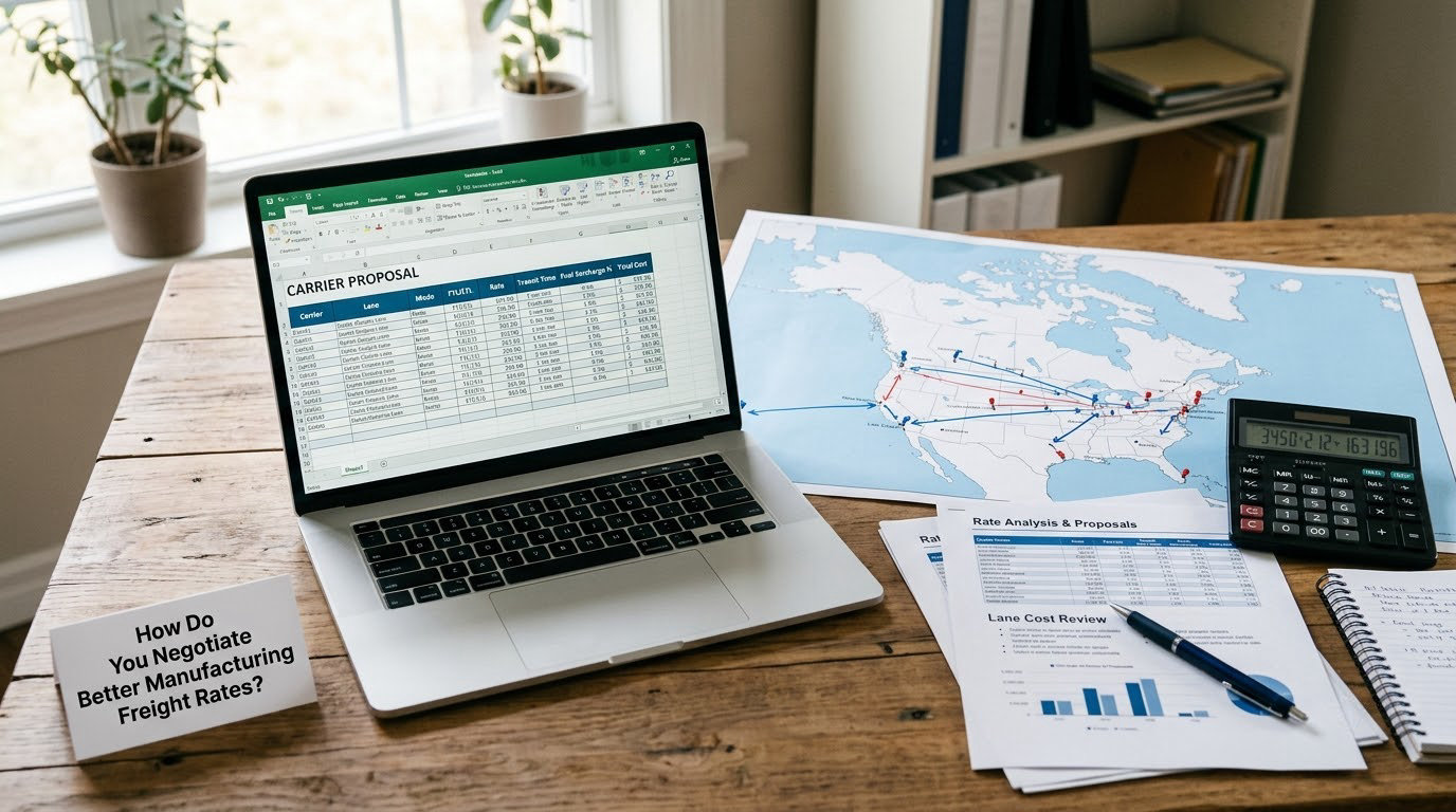 How Do You Negotiate Better Manufacturing Freight Rates?