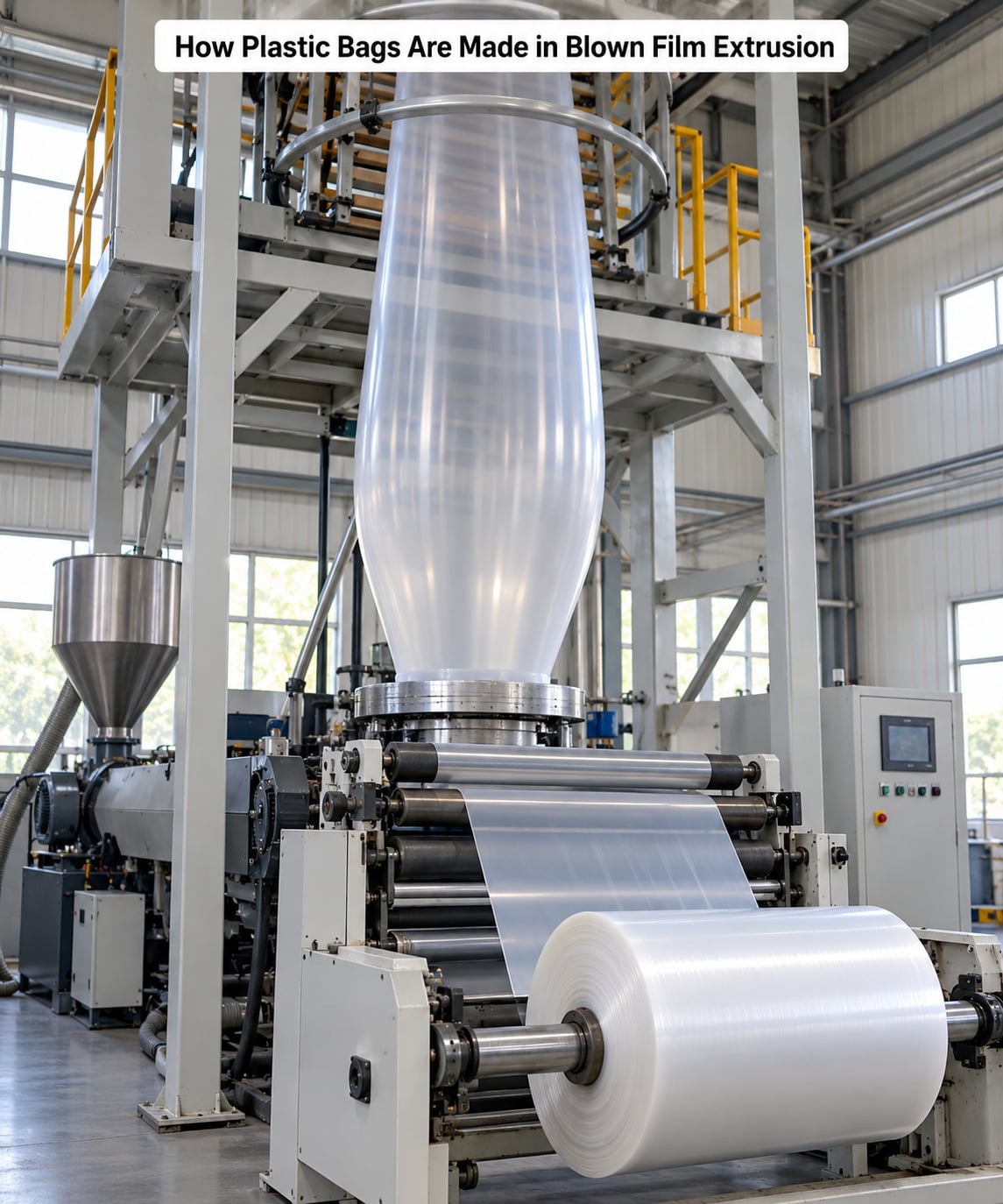 How Plastic Bags Are Made in Blown Film Extrusion